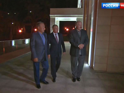 Путин, Лукашенко и Назарбаев встретились в Сочи