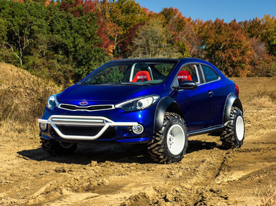 Купе Kia превратилось в экстремальный внедорожник