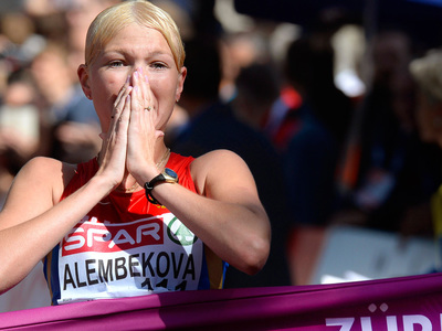 Проба "Б" чемпионки Европы по ходьбе Алембековой оказалась положительный