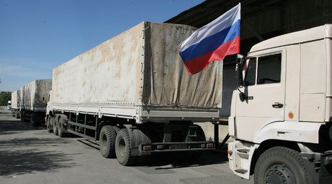 В Донецк и Луганск приехала российская гуманитарная помощь