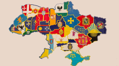 Карта-оберег: Украина почти год вышивала себя крестиком