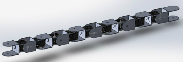 Концепция модульного робота-змеи (иллюстрация ReBiS).