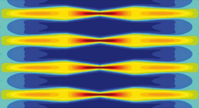 Световые волны создают промежутки, внутри которых можно замаскировать информацию (иллюстрация Lukens et al.). 