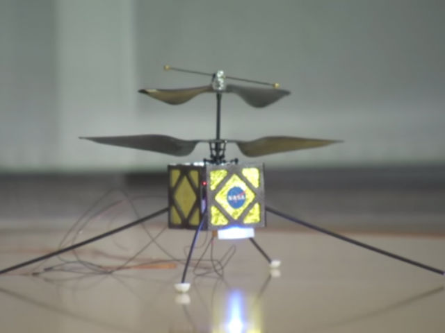 Тестовая версия будущего марсианского беспилотника (фото NASA).