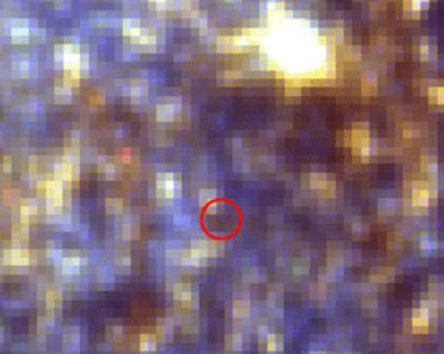 Снимок, сделанный телескопом "Хаббл" до взрыва сверхновой (фото Hubble Space Telescope). 