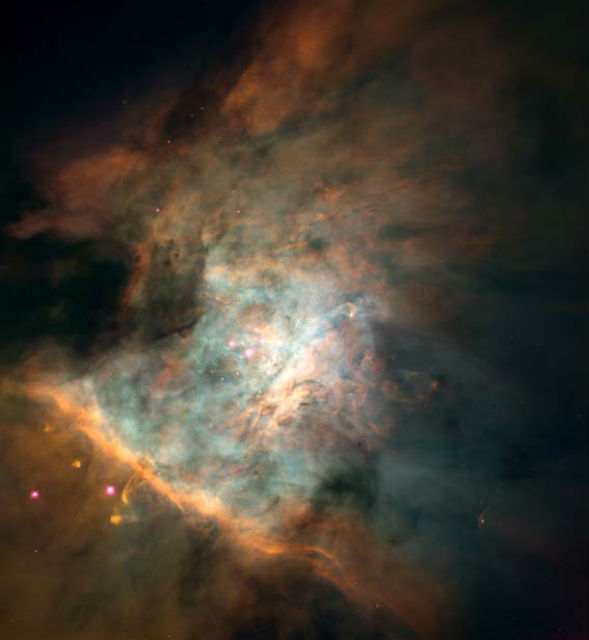 Необычная звёздная система расположена в созвездии Ориона (фото NASA, Wikimedia Commons).