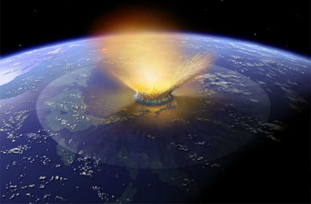Пока падение метеорита считается основной причиной оледенения позднего дриаса (иллюстрация Don Davis).